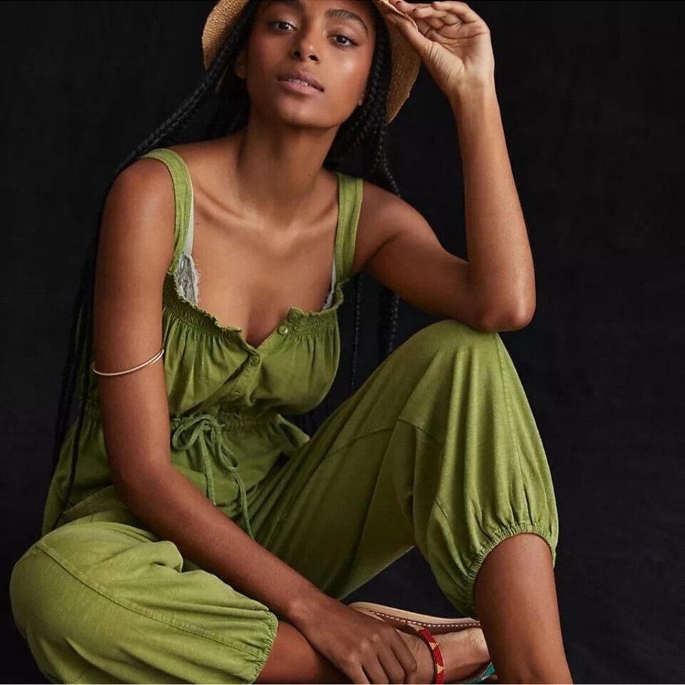 Daily Practive Olive Women's Jumpsuit - Picture 2 of 8